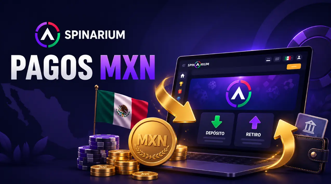 Pagos y Retiros Spinarium en México con MXN