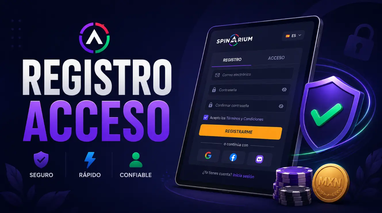 Registro y acceso a una cuenta de Spinarium